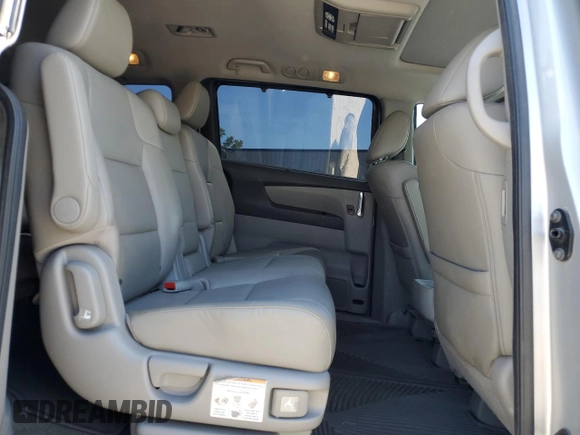 2015 Honda Odyssey EX-L with VIN 5FNRL5H66FB112090, listed as a Copart auction lot 52721475 with 120,472 mi miles and Salvage Title. Bid and sale history available at DreamBid. Image 11.