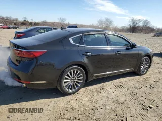 2017 Kia Cadenza Premium with VIN KNALB4J17H5046720, listed as a Copart auction lot 48330645 with 77,930 mi miles and Salvage Title. Bid and sale history available at carsss.com. Image 3.