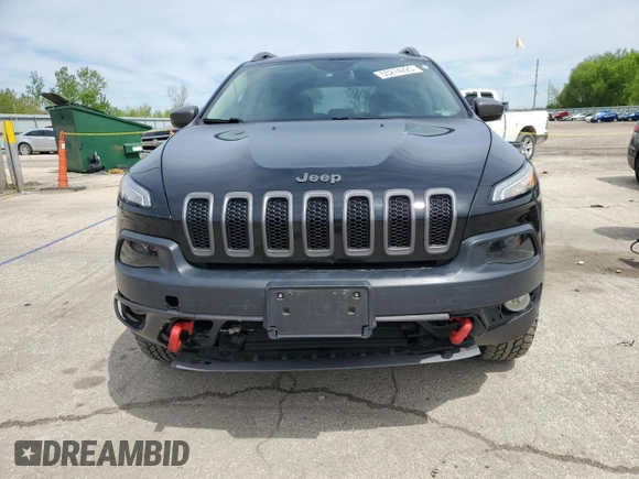 2017 Jeep Cherokee Trailhawk z VIN 1C4PJMBS2HW546180, wystawiony jako Copart lot #55274225 z przebiegiem 116 351 mil mil oraz Szkoda całkowita • Salvage title. Historia ofert i sprzedaży dostępna na DreamBid. Obrazek 5.