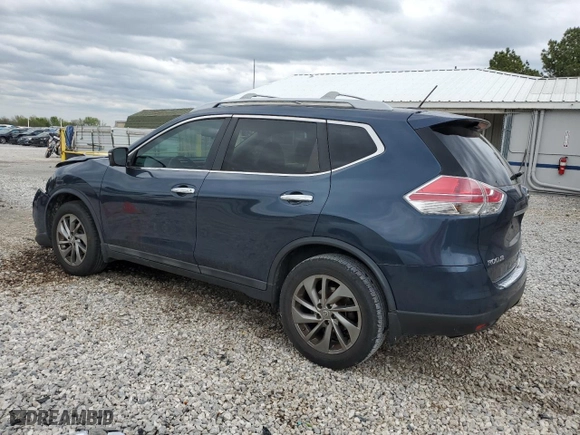 2015 Nissan Rogue SV with VIN 5N1AT2MT3FC919683, listed as a Copart auction lot 43640955 with 122,494 mi miles and Salvage Title. Bid and sale history available at carsss.com. Image 2.