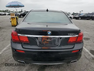 2015 BMW 7 Series 750Li with VIN WBAYE8C56FD782426, listed as a Copart auction lot 58208325 with 50,225 mi miles and Salvage title. Bid and sale history available at DreamBid. Image 6.