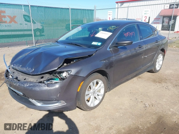 2016 Chrysler 200 Limited with VIN 1C3CCCAB3GN191923, listed as a IAAI auction lot 41854117 with 115,936 mi miles and . Bid and sale history available at DreamBid. Image 17.