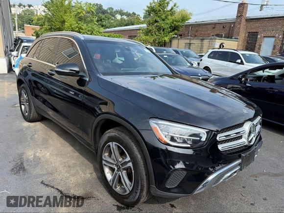 2020 Mercedes-Benz GLC 300 with VIN W1N0G8EB8LF763463, listed as a IAAI auction lot 42889449 with 44,937 mi miles and . Bid and sale history available at DreamBid. Image 1.