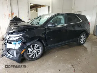 2023 Chevrolet Equinox LT with VIN 3GNAXKEG1PL154397, listed as a Copart auction lot 58225225 with 24,384 mi miles and Salvage title. Bid and sale history available at DreamBid. Image 1.