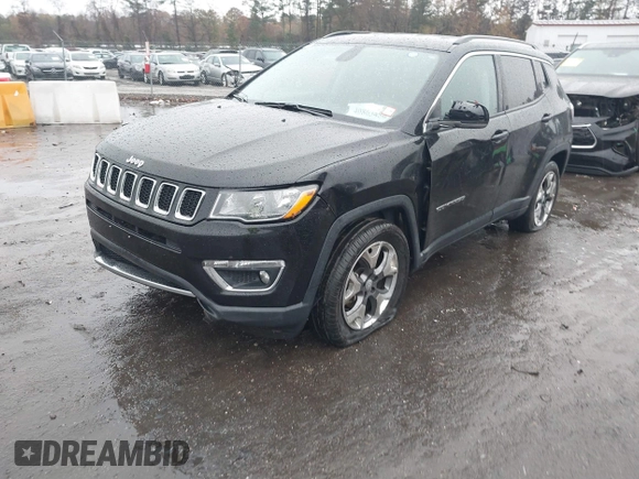 2020 Jeep Compass Limited with VIN 3C4NJCCB5LT231159, listed as a IAAI auction lot 40863456 with 73,880 mi miles and . Bid and sale history available at DreamBid. Image 17.