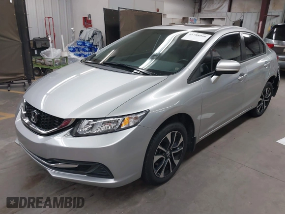 2015 Honda Civic EX with VIN 19XFB2F85FE008656, listed as a IAAI auction lot 41788066 with 75,626 mi miles and . Bid and sale history available at DreamBid. Image 17.