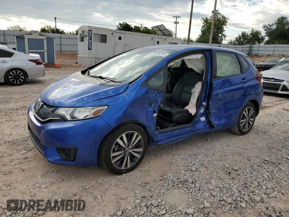 2017 Honda Fit EX-L with VIN JHMGK5H99HS018102, listed as a Copart auction lot 75699334 with Not provided miles and Salvage title. Bid and sale history available at DreamBid. Image 1.