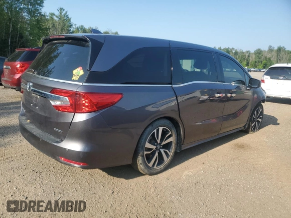 2018 Honda Odyssey Touring with VIN 5FNRL6H87JB510618, listed as a Copart auction lot 62817195 with 360,078 mi miles and Clean title. Bid and sale history available at DreamBid. Image 3.