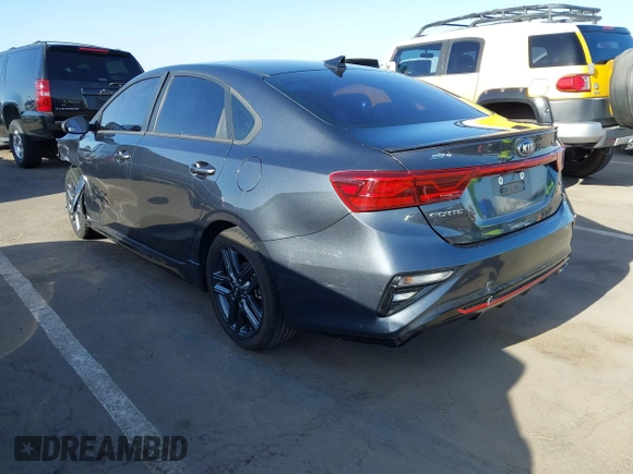2021 Kia Forte GT-Line with VIN 3KPF34AD1ME268904, listed as a IAAI auction lot 42049679 with 40,146 mi miles. Bid and sale history available at carsss.com. Image 3.