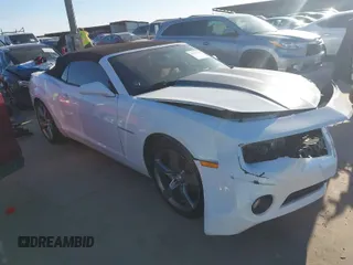 2012 Chevrolet Camaro 2LT with VIN 2G1FC3D35C9125716, listed as a IAAI auction lot 41133595 with 128,002 mi miles. Bid and sale history available at carsss.com. Image 1.