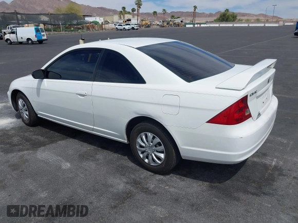 2003 Honda Civic LX with VIN 1HGEM22533L014882, listed as a IAAI auction lot 42043143 with 1 mi miles. Bid and sale history available at carsss.com. Image 3.