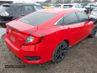2019 Honda Civic Sedan Sport with VIN 2HGFC2F83KH540209, listed as a IAAI auction lot 41601755 with 54,177 mi miles. Bid and sale history available at carsss.com. Image 4.