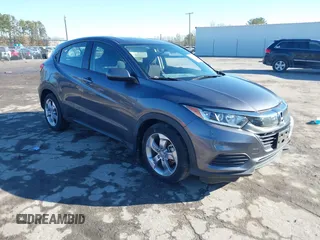 2021 Honda HR-V LX with VIN 3CZRU6H37MM743555, listed as a IAAI auction lot 41544189 with 72,039 mi miles. Bid and sale history available at carsss.com. Image 1.