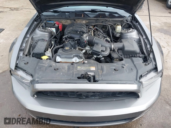 2014 Ford Mustang V6 with VIN 1ZVBP8AM1E5277123, listed as a IAAI auction lot 41917529 with 121,631 mi miles. Bid and sale history available at carsss.com. Image 10.