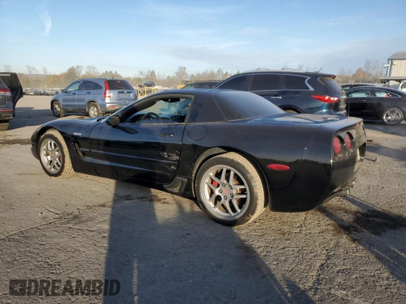 2003 Chevrolet Corvette Z06 with VIN 1G1YY12S135106781, listed as a Copart auction lot 78171214 with 53,259 mi miles and Salvage Title. Bid and sale history available at carsss.com. Image 2.