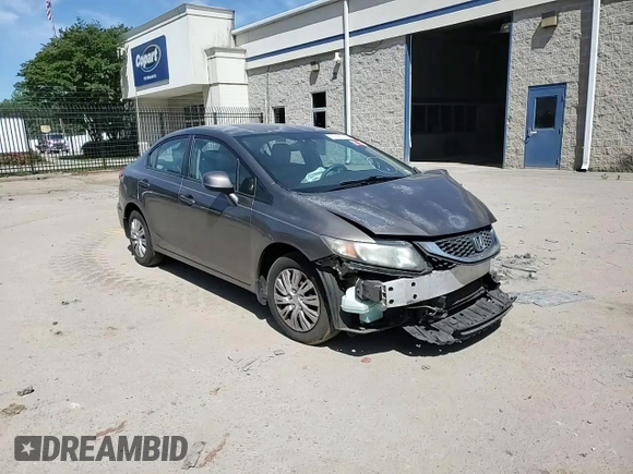2013 Honda Civic LX с VIN 2HGFB2F50DH562275, выставлен на аукционе Copart как лот 57366155 с пробегом 156 522 миль миль и Списание • Salvage title. История ставок и продаж доступна на DreamBid. Изображение 13.