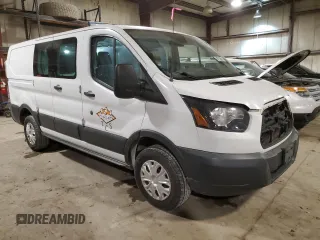 2017 Ford Transit with VIN 1FTYR1ZM9HKA84842, listed as a Copart auction lot 87729015 with 126,739 mi miles and Salvage Title. Bid and sale history available at DreamBid. Image 4.