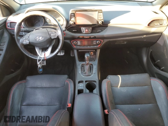 2018 Hyundai Elantra GT Sport with VIN KMHH55LC1JU038950, listed as a Copart auction lot 76299314 with 122,436 mi miles and Clean Title. Bid and sale history available at carsss.com. Image 8.