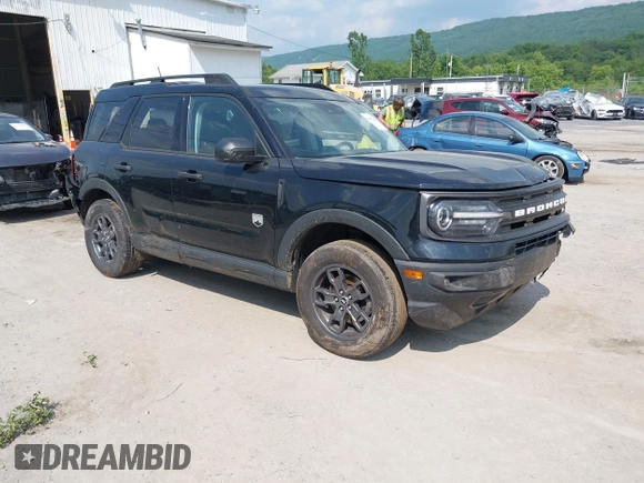 2021 Ford Bronco Sport Big Bend with VIN 3FMCR9B65MRA66120, listed as a IAAI auction lot 42417233 with 60,609 mi miles and . Bid and sale history available at DreamBid. Image 1.