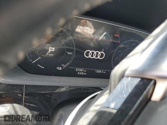 2019 Audi e-tron Premium Plus with VIN WA1LAAGE2KB024948, listed as a Copart auction lot 60459195 with 57,391 mi miles and Salvage title. Bid and sale history available at DreamBid. Image 9.