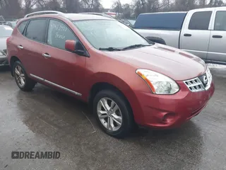 2012 Nissan Rogue SV with VIN JN8AS5MV8CW360317, listed as a IAAI auction lot 41483970 with 154,117 mi miles. Bid and sale history available at carsss.com. Image 1.