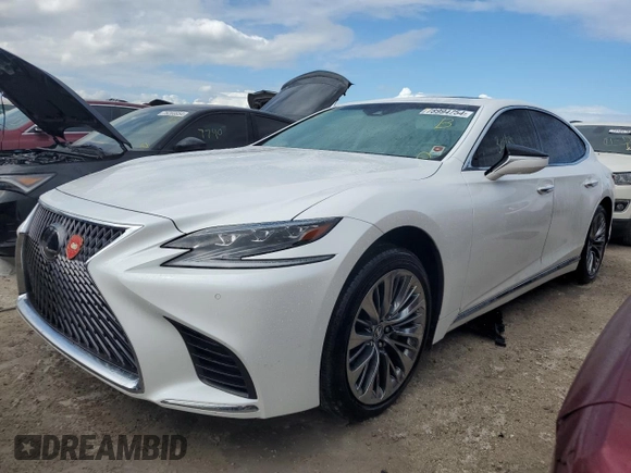 2019 Lexus LS 500 with VIN JTHB51FF4K5007906, listed as a Copart auction lot 78994754 with 30,488 mi miles and Non repairable. Bid and sale history available at DreamBid. Image 1.