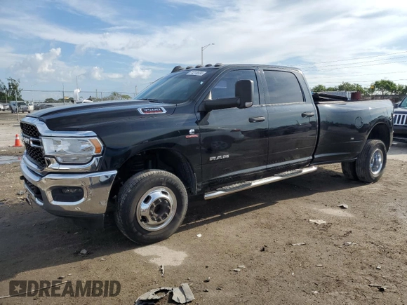 2021 Ram 3500 Tradesman with VIN 3C63RRGL3MG666284, listed as a Copart auction lot 71213634 with 22,582 mi miles and Salvage Title. Bid and sale history available at carsss.com. Image 1.