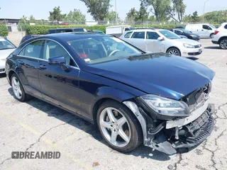 2014 Mercedes-Benz CLS 550 with VIN WDDLJ9BB9EA090821, listed as a IAAI auction lot 42582082 with 97,459 mi miles and . Bid and sale history available at DreamBid. Image 1.