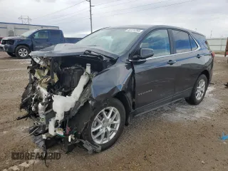 2022 Chevrolet Equinox LT with VIN 3GNAXUEV7NS238141, listed as a Copart auction lot 46131255 with Not provided miles and Non repairable. Bid and sale history available at DreamBid. Image 1.