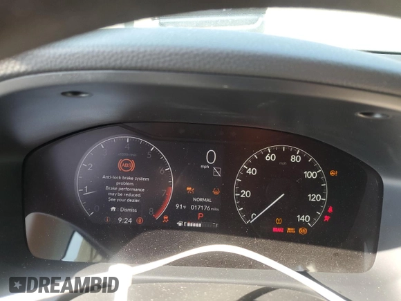 2023 Honda HR-V LX with VIN 3CZRZ1H3XPM730839, listed as a Copart auction lot 62086165 with 17,176 mi miles and Salvage title. Bid and sale history available at DreamBid. Image 9.