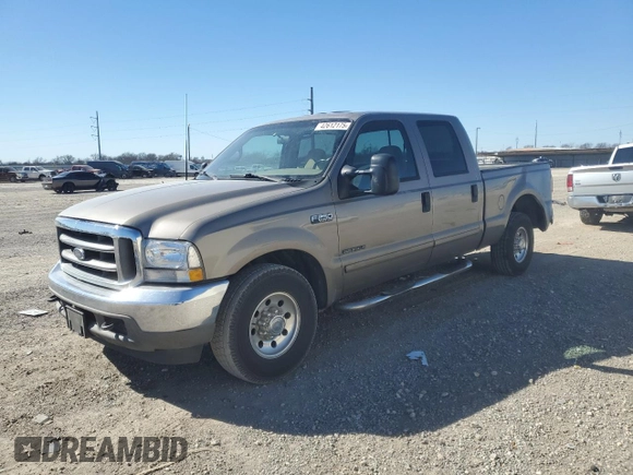 2002 Ford F-250 XL with VIN 1FTNW20F52ED19775, listed as a Copart auction lot 42612175 with 285,580 mi miles and Salvage Title. Bid and sale history available at DreamBid. Image 1.