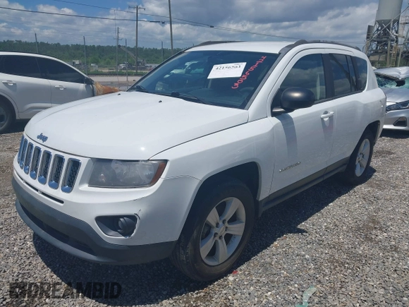2016 Jeep Compass Sport with VIN 1C4NJCBA6GD560179, listed as a IAAI auction lot 42156503 with 177,265 mi miles and . Bid and sale history available at DreamBid. Image 2.