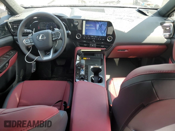 2025 Lexus NX 350 z VIN 2T2AGCEZ5SC065262, wystawiony jako Copart lot #67897444 z przebiegiem 113 mil mil oraz Szkoda całkowita • Salvage title. Historia ofert i sprzedaży dostępna na DreamBid. Obrazek 8.