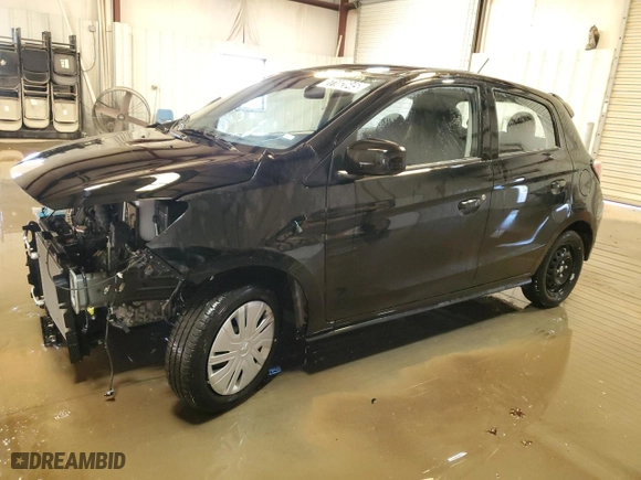 2024 Mitsubishi Mirage ES with VIN ML32AUHJ4RH025513, listed as a Copart auction lot 51182645 with 3,757 mi miles and Clean Title. Bid and sale history available at carsss.com. Image 1.