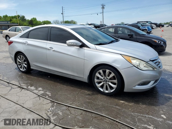 2011 Hyundai Sonata Limited with VIN 5NPEC4AB7BH214459, listed as a Copart auction lot 54183485 with 159,858 mi miles and Salvage Title. Bid and sale history available at DreamBid. Image 4.
