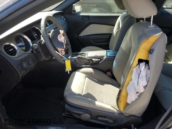 2012 Ford Mustang V6 Premium with VIN 1ZVBP8AM5C5224048, listed as a Copart auction lot 53483965 with 54,510 mi miles and Salvage Title. Bid and sale history available at carsss.com. Image 7.