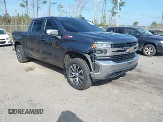 2019 Chevrolet Silverado 1500 LT with VIN 3GCUYDED6KG169399, listed as a IAAI auction lot 41724992 with 191,196 mi miles. Bid and sale history available at carsss.com. Image 1.