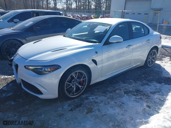 2018 Alfa Romeo Giulia Quadrifoglio with VIN ZARFAEAV8J7568865, listed as a IAAI auction lot 41459735 with 36,813 mi miles. Bid and sale history available at carsss.com. Image 17.