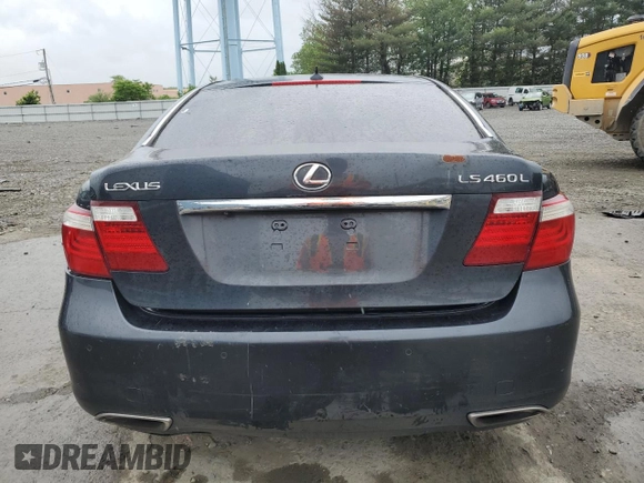 2007 Lexus LS 460 L z VIN JTHGL46F175016938, wystawiony jako Copart lot #56561085 z przebiegiem Nie podano mil oraz Tytuł czysty. Historia ofert i sprzedaży dostępna na DreamBid. Obrazek 6.