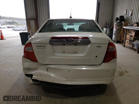 2012 Ford Fusion SEL with VIN 3FAHP0JA9CR112408, listed as a Copart auction lot 53958175 with 133,540 mi miles and Salvage Title. Bid and sale history available at carsss.com. Image 6.