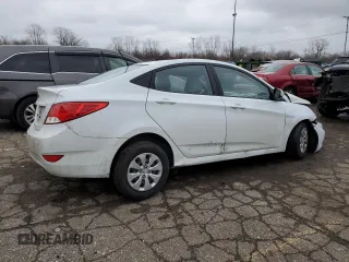 2017 Hyundai Accent SE with VIN KMHCT4AE8HU358405, listed as a Copart auction lot 35952113 with 0 mi miles. Bid and sale history available at carsss.com. Image 3.