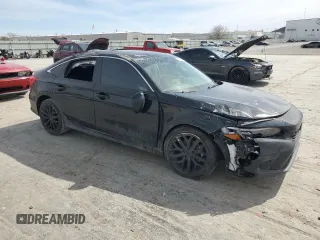2024 Honda Civic Sedan Touring with VIN 2HGFE1F99RH303537, listed as a Copart auction lot 47682705 with 36,005 mi miles and Salvage Title. Bid and sale history available at carsss.com. Image 4.