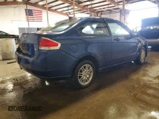 2008 Ford Focus SE with VIN 1FAHP33N58W186981, listed as a Copart auction lot 46922905 with 129,747 mi miles and Salvage Title. Bid and sale history available at carsss.com. Image 3.