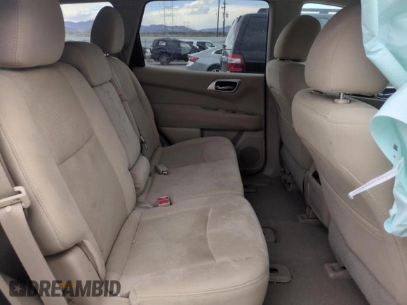 2015 Nissan Pathfinder SV with VIN 5N1AR2MM8FC713945, listed as a Copart auction lot 53490855 with 99,809 mi miles and Salvage Title. Bid and sale history available at carsss.com. Image 11.