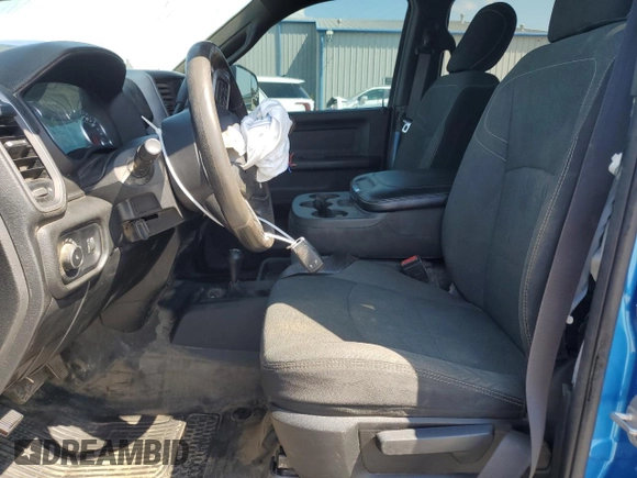 2021 Ram 2500 Tradesman with VIN 3C6UR5CL6MG520321, listed as a Copart auction lot 55867345 with 103,291 mi miles and Salvage title. Bid and sale history available at DreamBid. Image 7.