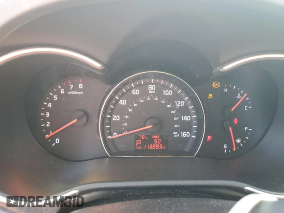 2015 Kia Sorento LX with VIN 5XYKT3A66FG659790, listed as a Copart auction lot 55306395 with 113,883 mi miles and Salvage Title. Bid and sale history available at DreamBid. Image 9.