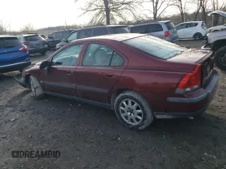 2001 Volvo S60 with VIN YV1RS61R512081241, listed as a Copart auction lot 43584055 with 115,211 mi miles and Salvage Title. Bid and sale history available at carsss.com. Image 2.