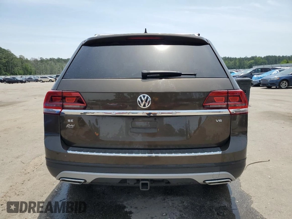 2019 Volkswagen Atlas SE with VIN 1V2WR2CAXKC521646, listed as a Copart auction lot 57383735 with 89,832 mi miles and Salvage title. Bid and sale history available at DreamBid. Image 6.