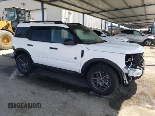 2025 Ford Bronco Sport Big Bend z VIN 3FMCR9BN8SRE52860, wystawiony jako Copart lot #59328195 z przebiegiem 2 742 mil mil oraz Czysty tytuł • Clean title. Historia ofert i sprzedaży dostępna na DreamBid. Obrazek 4.