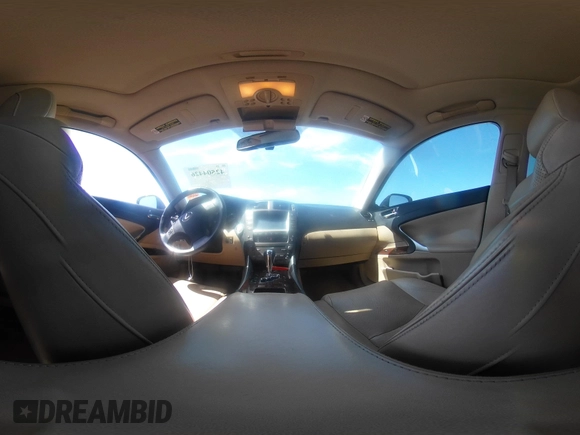 2007 Lexus IS 350 with VIN JTHBE262975014179, listed as a IAAI auction lot 42504426 with 170,776 mi miles and . Bid and sale history available at DreamBid. Image 18.
